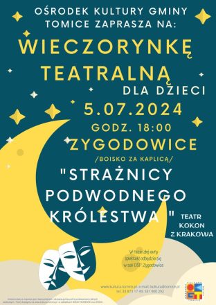 Wieczorynka Teatralna w Zygodowicach „Strażnicy podwodnego królestwa”